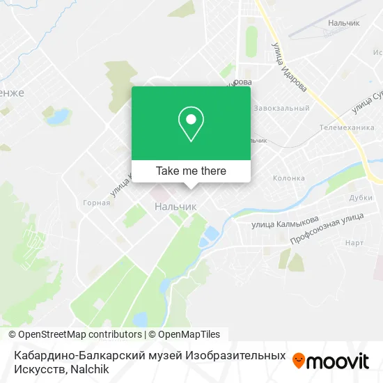 Кабардино-Балкарский музей Изобразительных Искусств map