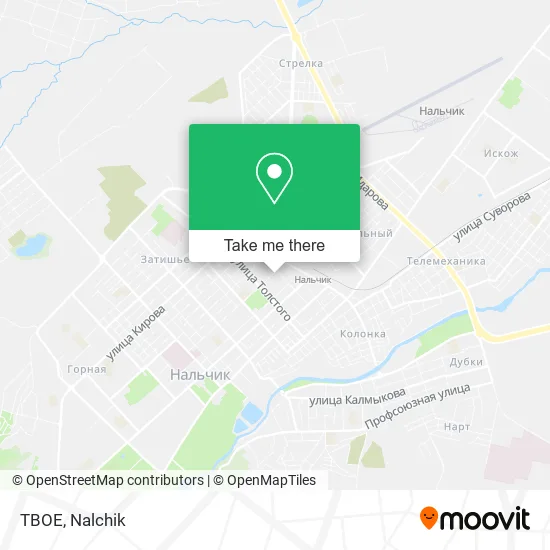 ТВОЕ map
