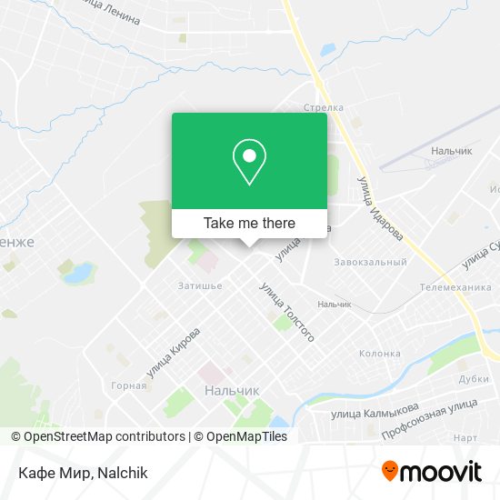 Кафе Мир map