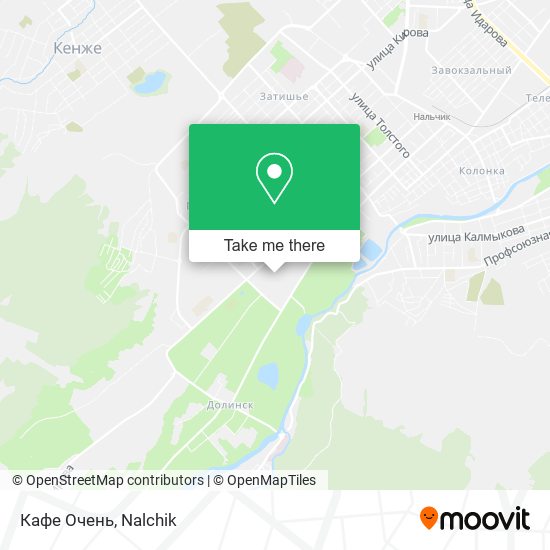 Кафе Очень map