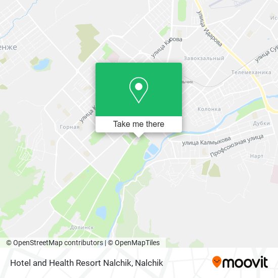 Hotel and Health Resort Nalchik map