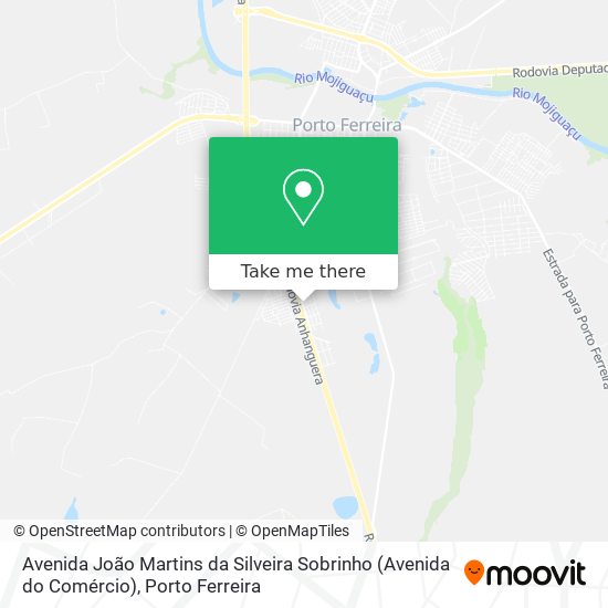 Mapa Avenida João Martins da Silveira Sobrinho (Avenida do Comércio)