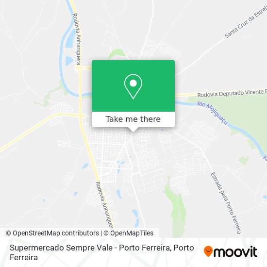 Supermercado Sempre Vale - Porto Ferreira map