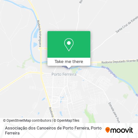 Associação dos Canoeiros de Porto Ferreira map
