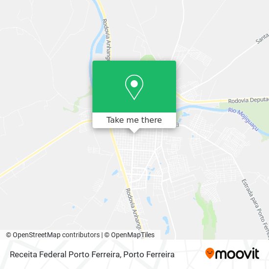 Receita Federal Porto Ferreira map