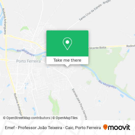 Emef - Professor João Teixeira - Caic map