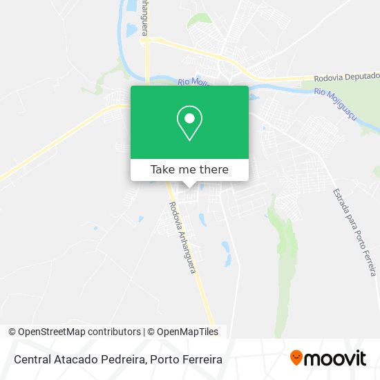 Central Atacado Pedreira map