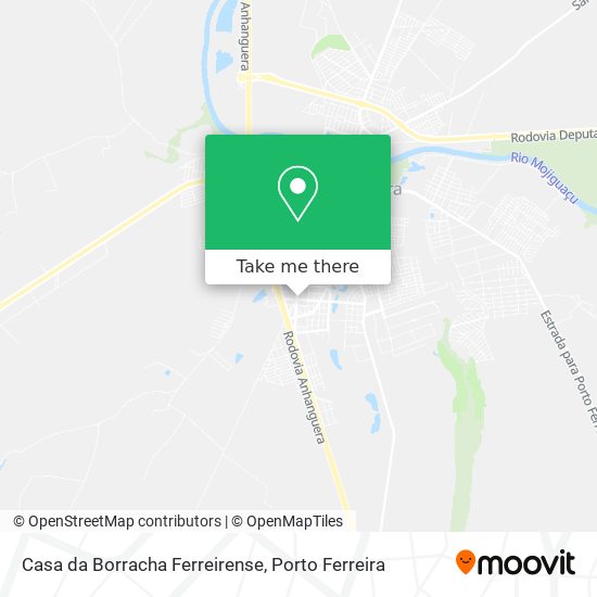 Casa da Borracha Ferreirense map