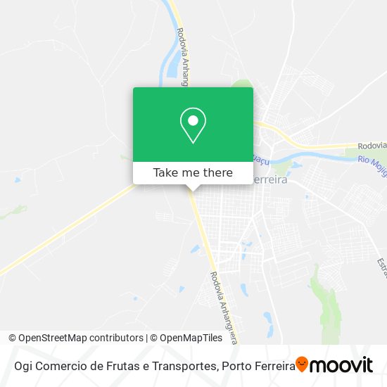 Ogi Comercio de Frutas e Transportes map