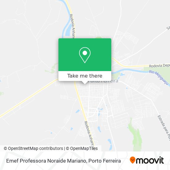 Mapa Emef Professora Noraide Mariano