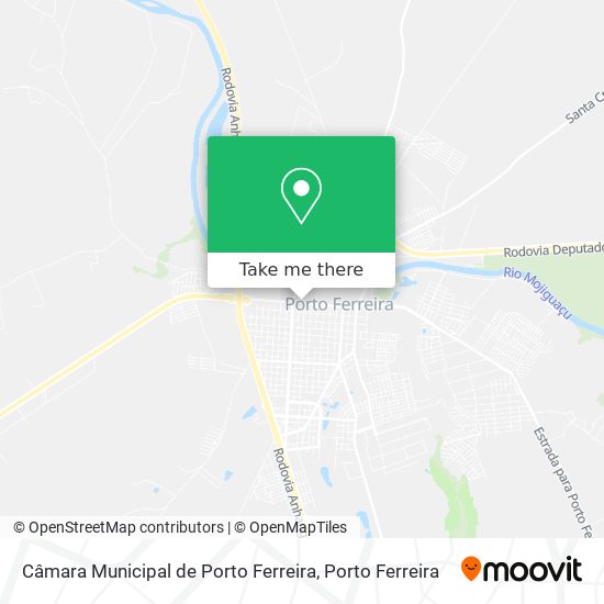 Câmara Municipal de Porto Ferreira map