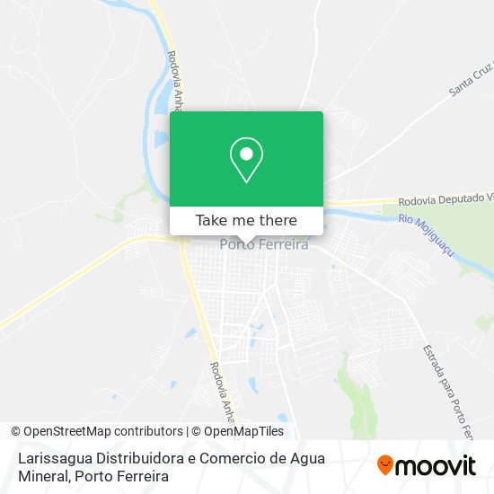 Larissagua Distribuidora e Comercio de Agua Mineral map