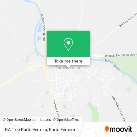 P.A.T de Porto Ferreira map