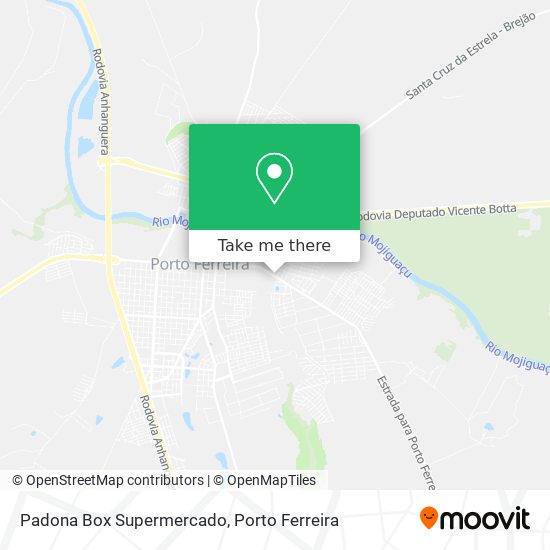 Padona Box Supermercado map