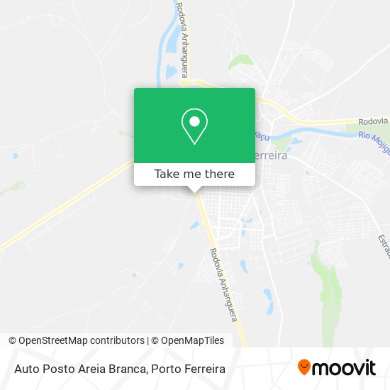 Mapa Auto Posto Areia Branca