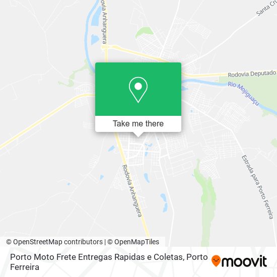 Porto Moto Frete Entregas Rapidas e Coletas map