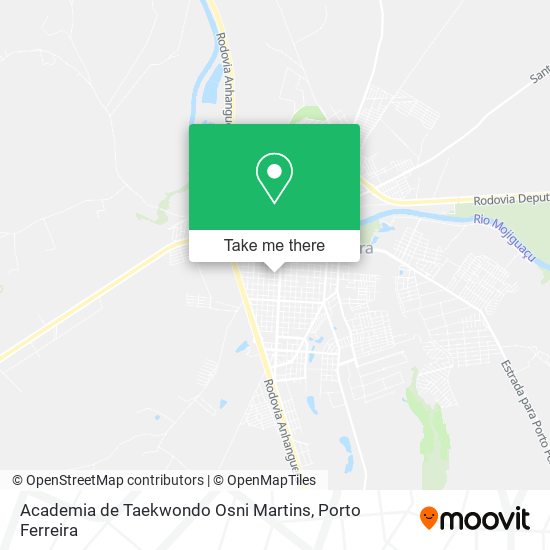 Mapa Academia de Taekwondo Osni Martins