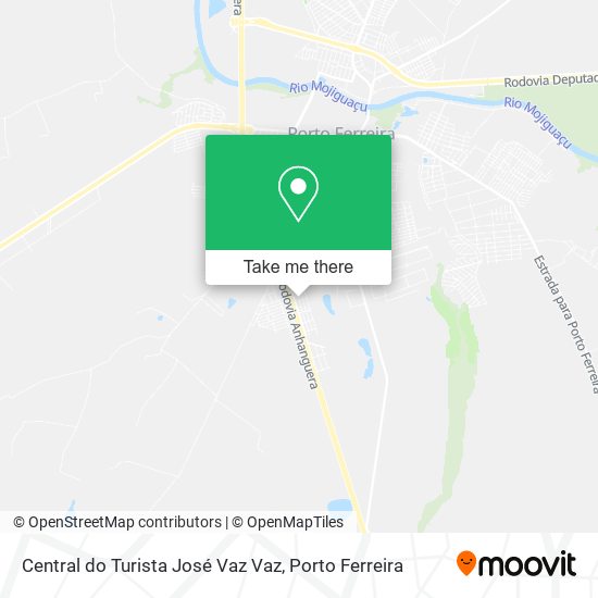 Central do Turista José Vaz Vaz map