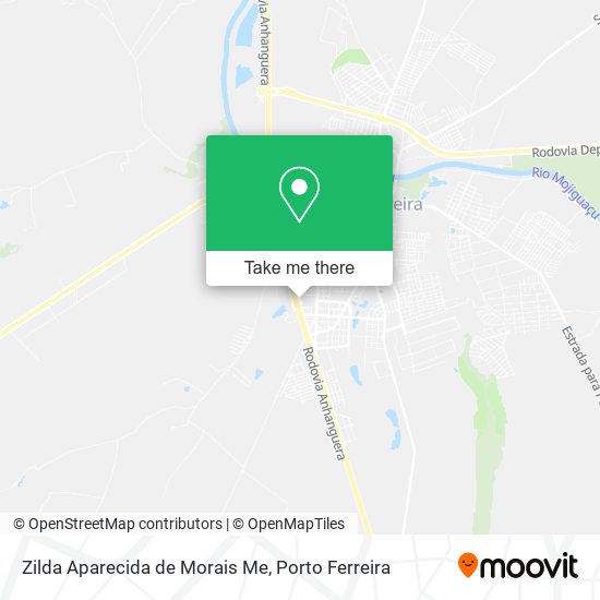 Zilda Aparecida de Morais Me map