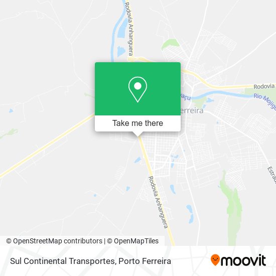 Sul Continental Transportes map