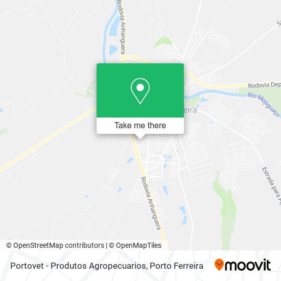 Portovet - Produtos Agropecuarios map