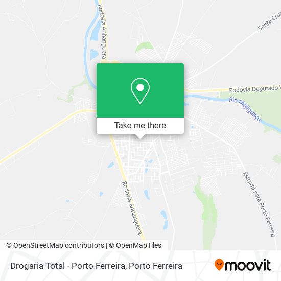 Mapa Drogaria Total - Porto Ferreira