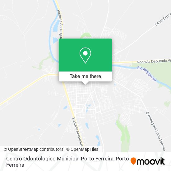 Centro Odontologico Municipal Porto Ferreira map