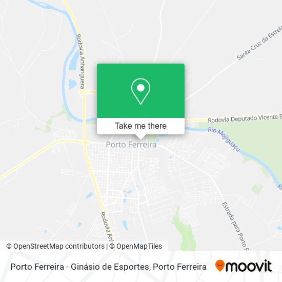 Porto Ferreira - Ginásio de Esportes map