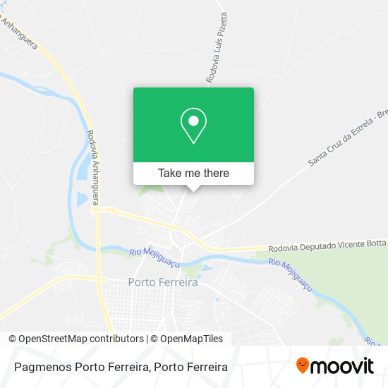 Pagmenos Porto Ferreira map