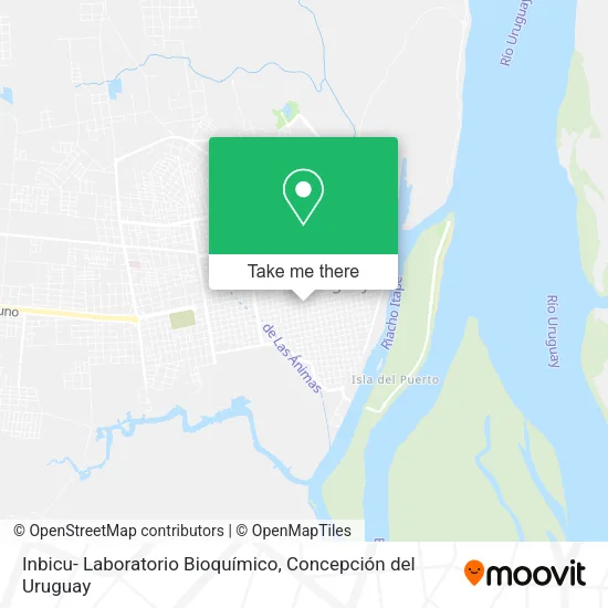 Mapa de Inbicu- Laboratorio Bioquímico