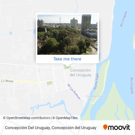 Concepción Del Uruguay map