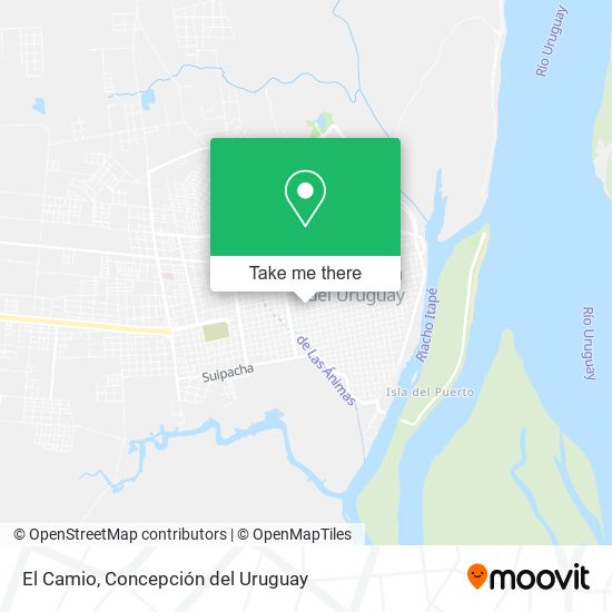 El Camio map