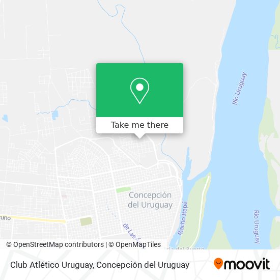 Club Atlético Uruguay map