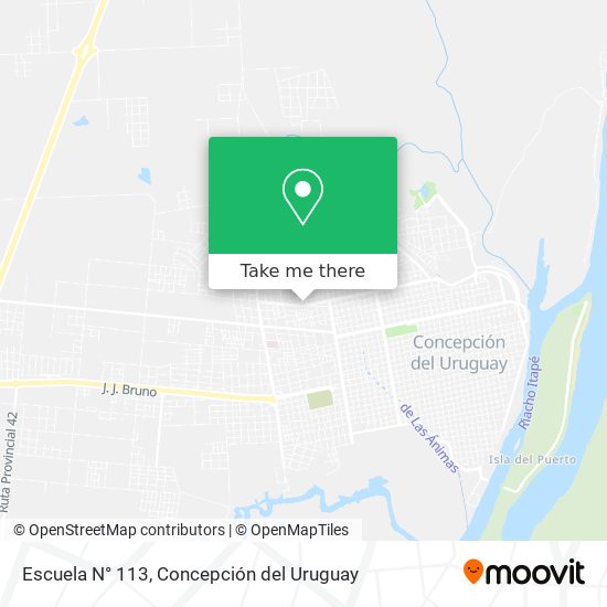 Escuela N° 113 map