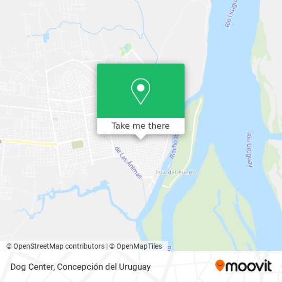 Mapa de Dog Center