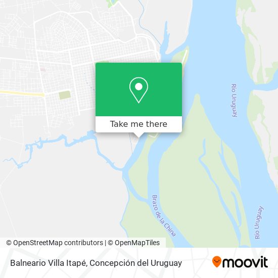 Balneario Villa Itapé map