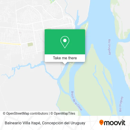 Mapa de Balneario Villa Itapé
