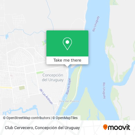 Mapa de Club Cervecero