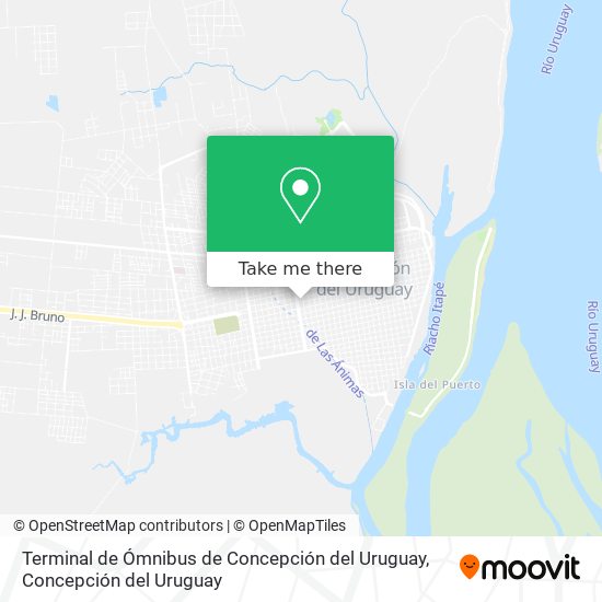 Terminal de Ómnibus de Concepción del Uruguay map