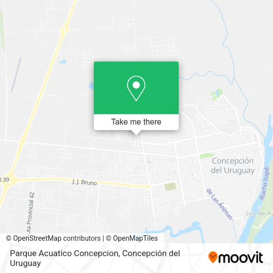 Mapa de Parque Acuatico Concepcion