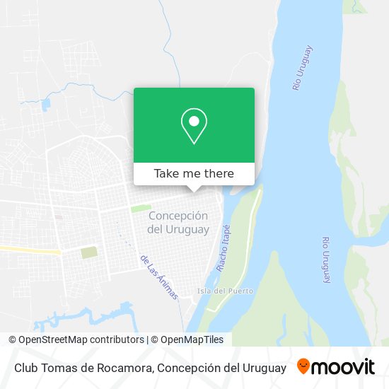 Club Tomas de Rocamora map