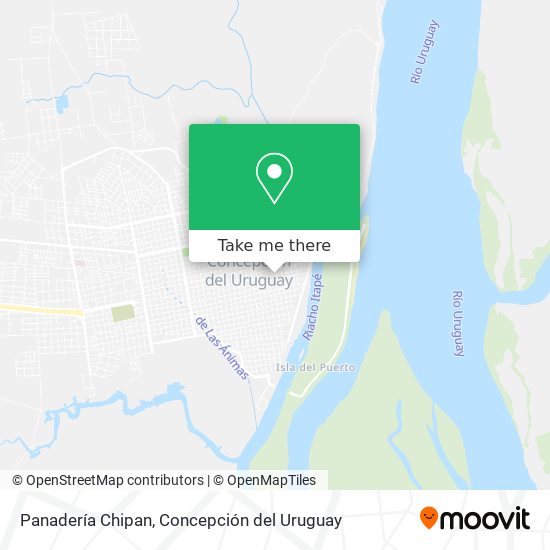 Mapa de Panadería Chipan