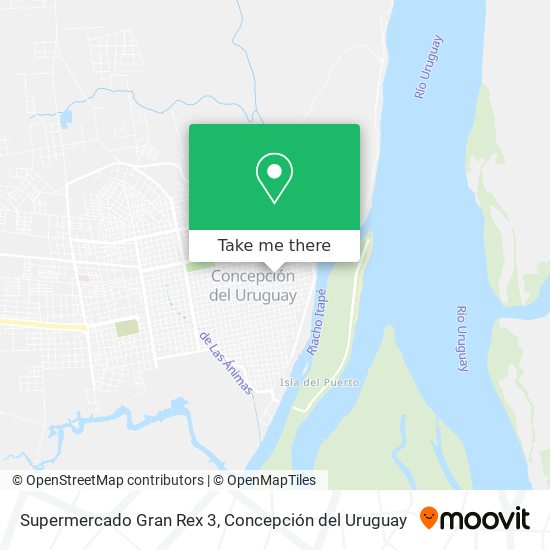 Supermercado Gran Rex 3 map