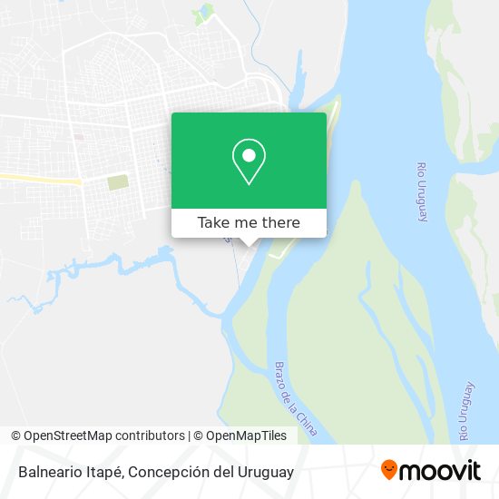 Balneario Itapé map