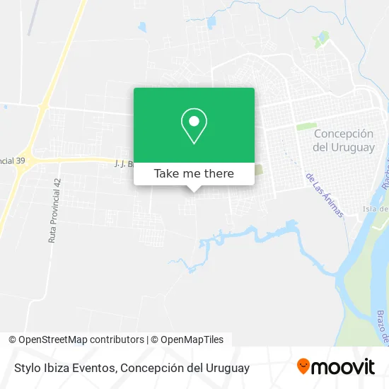 Stylo Ibiza Eventos map