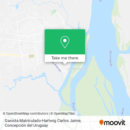 Gasista Matriculado-Hartwig Carlos Jaime map