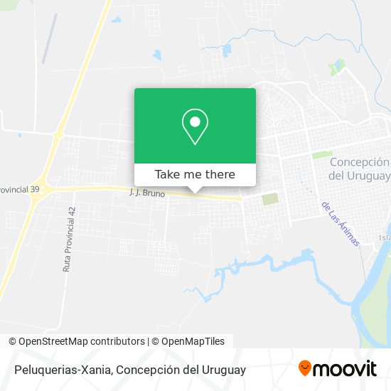 Peluquerias-Xania map