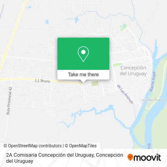 Mapa de 2A Comisaría Concepción del Uruguay