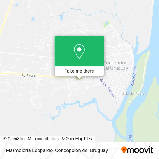 Mapa de Marmoleria Leopardo