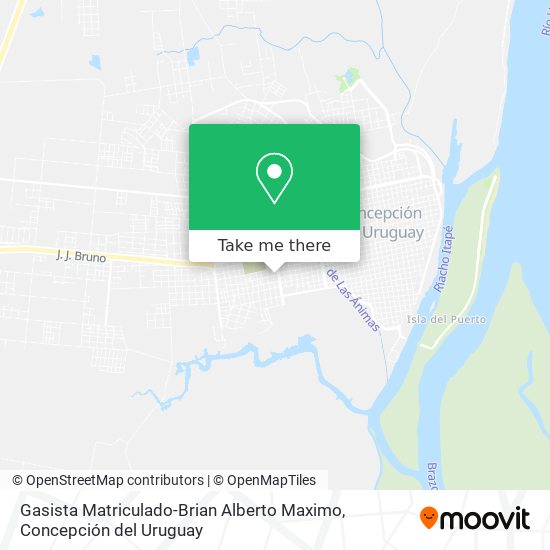 Gasista Matriculado-Brian Alberto Maximo map